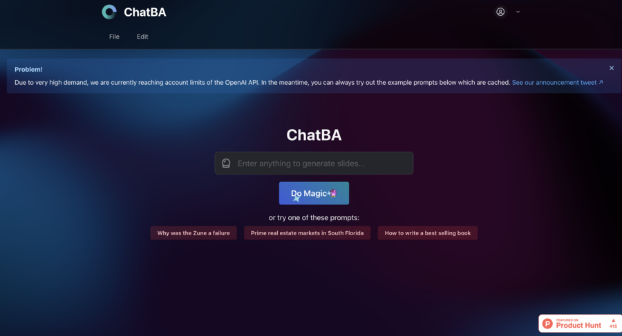 ChatBAの画像