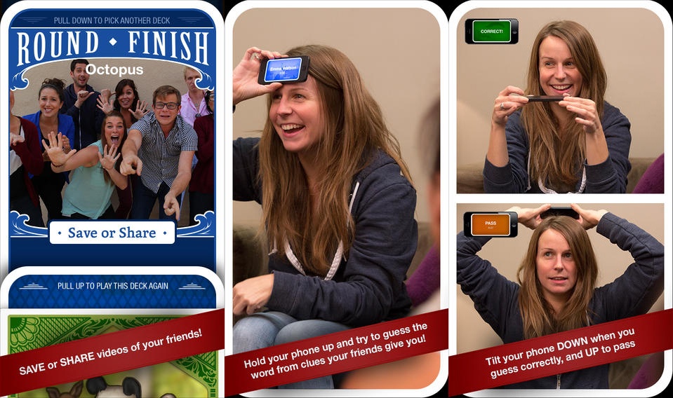 アメリカで人気のスマートフォンアプリ テレビ番組発の お題当てクイズ