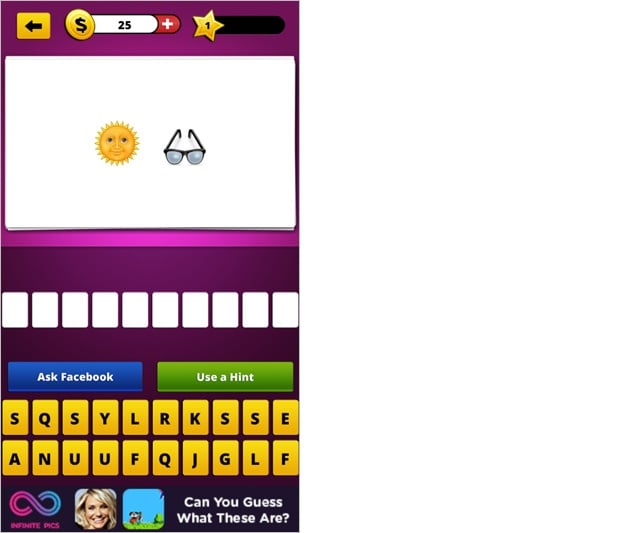 アメリカで人気のクイズアプリ Guess The Emoji アメリカで１ヶ月に渡り総合１位獲得