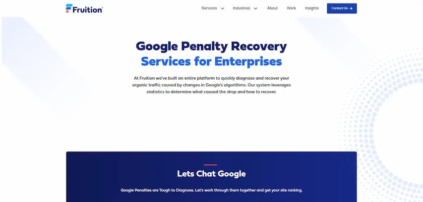 The Google Penalty Checker From Fruition