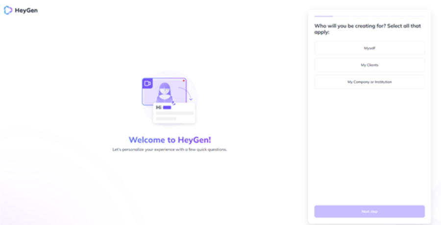 heygenのいつくつかの質問に答える画像
