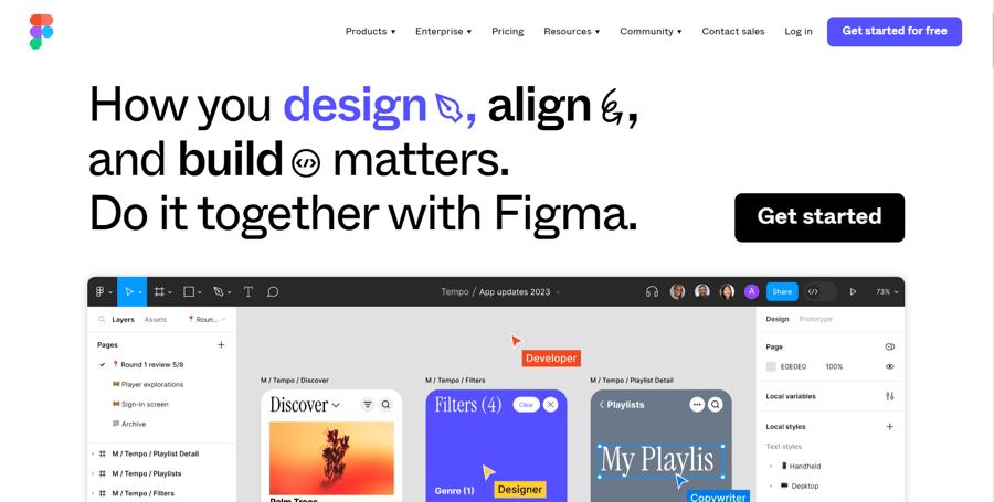 Figmaの登録方法を解説する画像